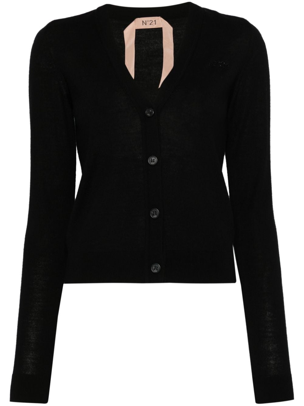 Nº21 virgin wool cardigan - Black von Nº21