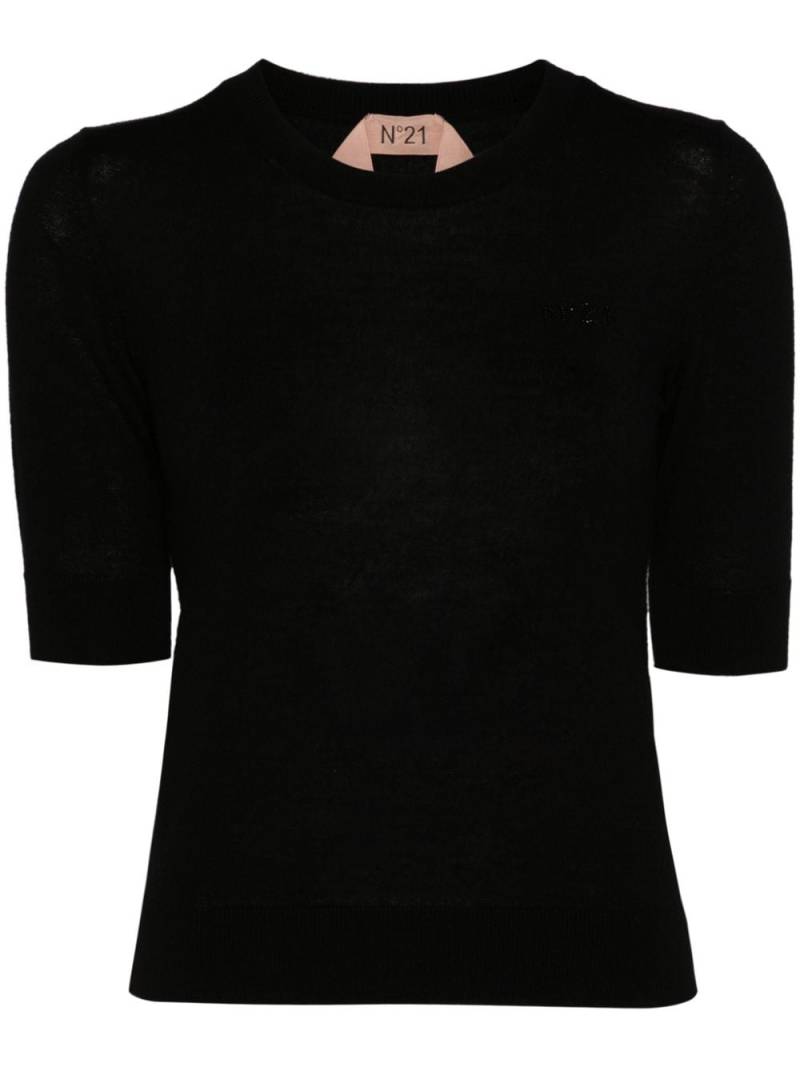 Nº21 virgin wool sweater - Black von Nº21