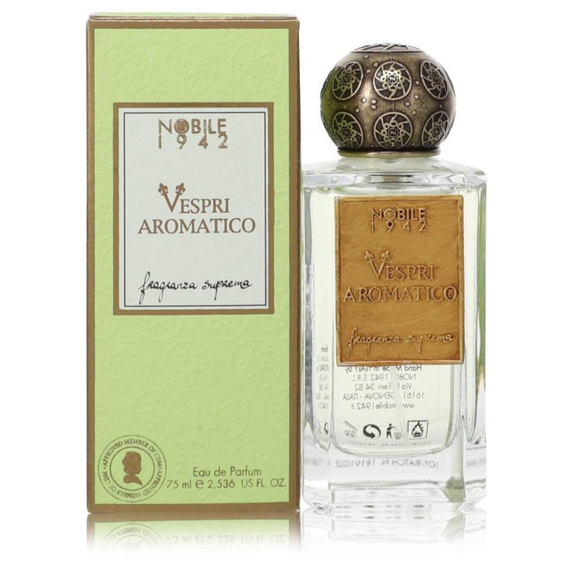 Nobile 1942 Vespri Aromatico Eau De Parfum Spray (Unisex) 75 ml von Nobile 1942