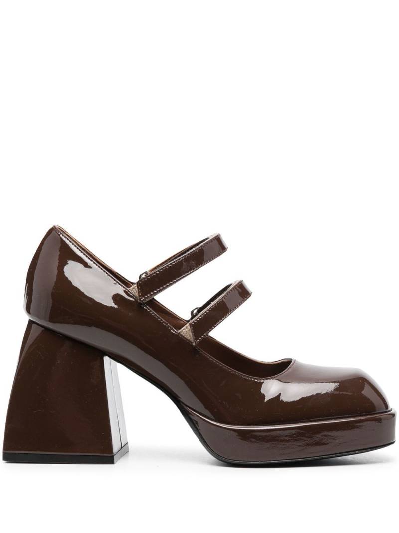 Nodaleto Bulla Babies platform pumps - Brown von Nodaleto