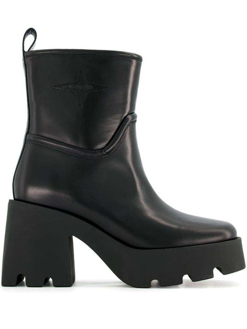 Nodaleto Bulla Rainy leather boots - Black von Nodaleto