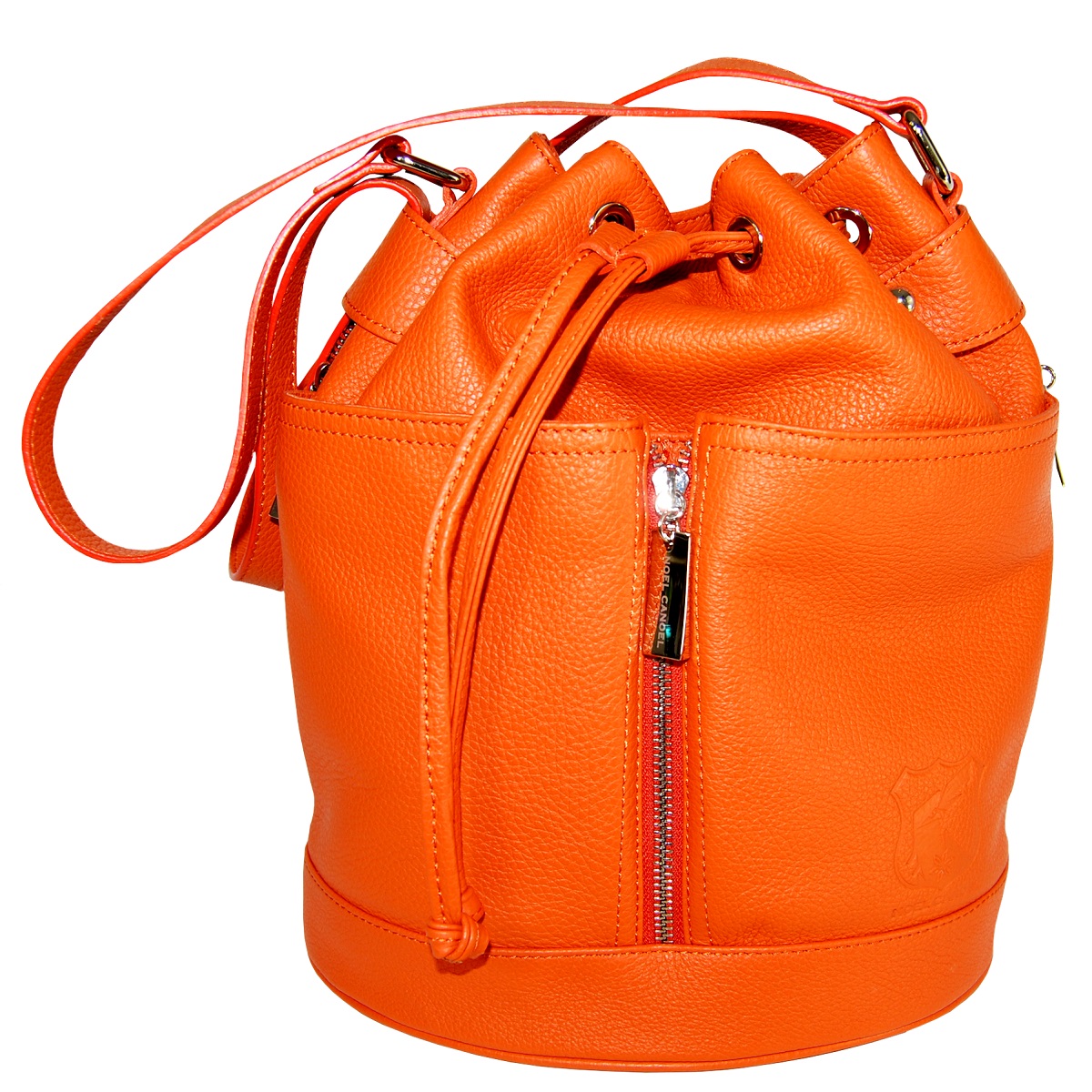 Peach Beuteltasche in Orange von Noel Canoel