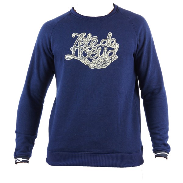 Nograd - Tete De Noeud Sweat - Pullover Gr L blau von Nograd