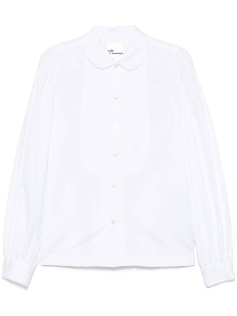 Noir Kei Ninomiya Peter Pan-collar shirt - White von Noir Kei Ninomiya