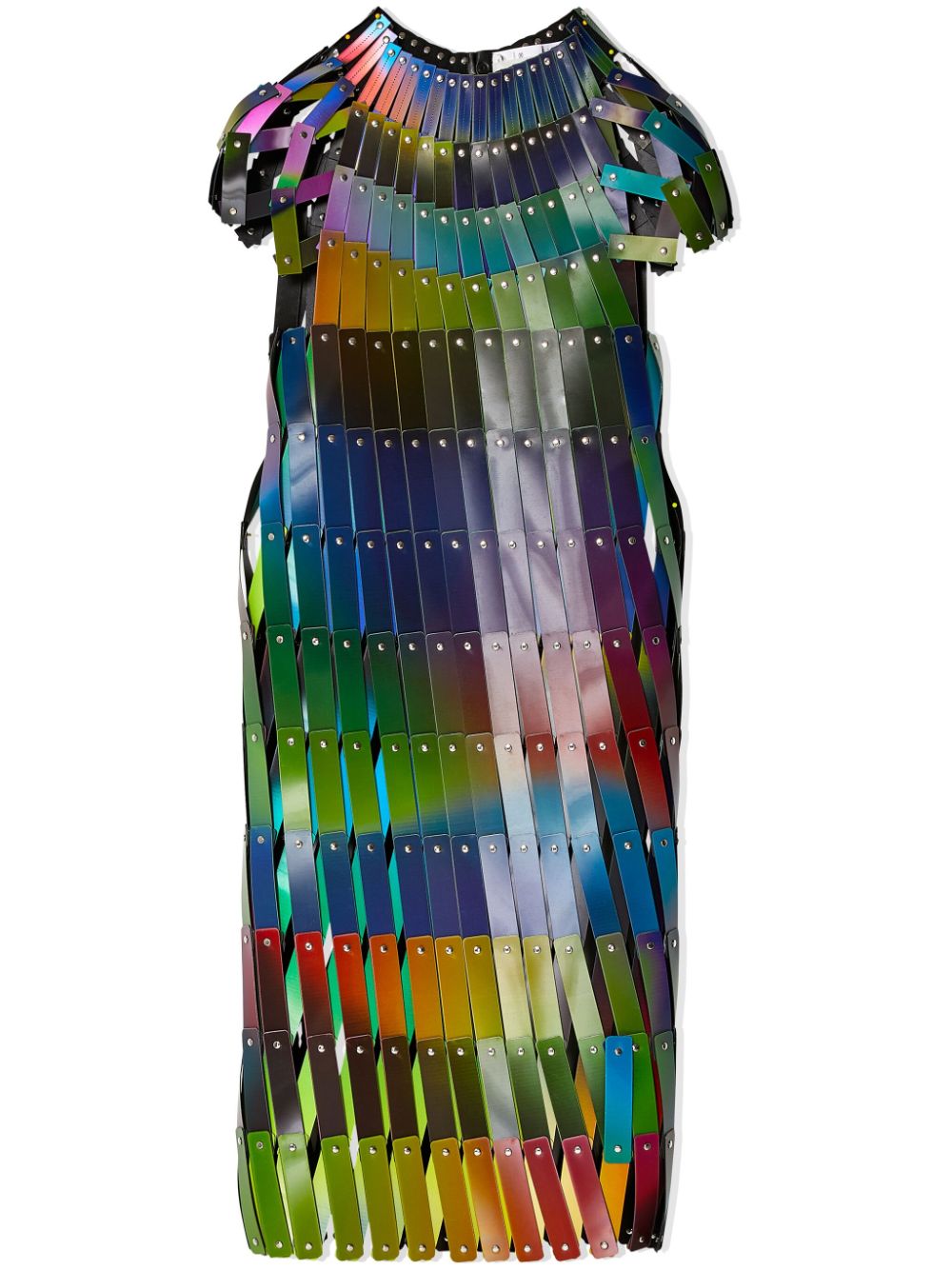 Noir Kei Ninomiya Rainbow dress - Blue von Noir Kei Ninomiya