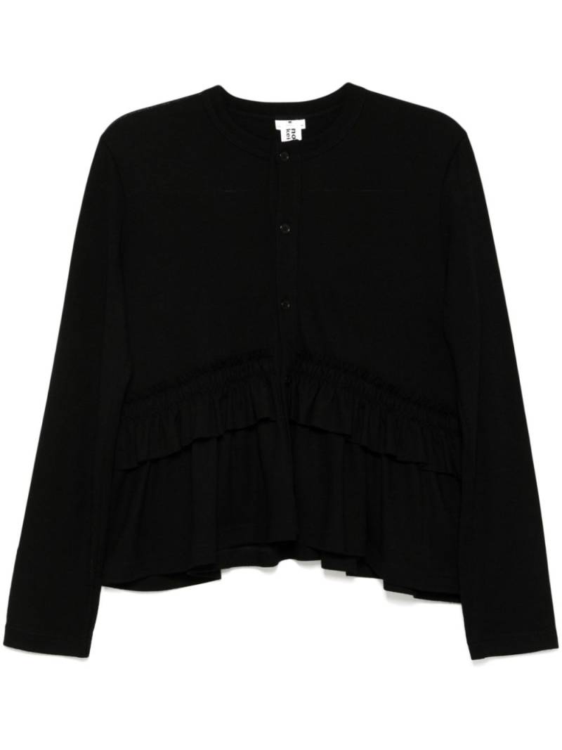 Noir Kei Ninomiya layered cardigan - Black von Noir Kei Ninomiya