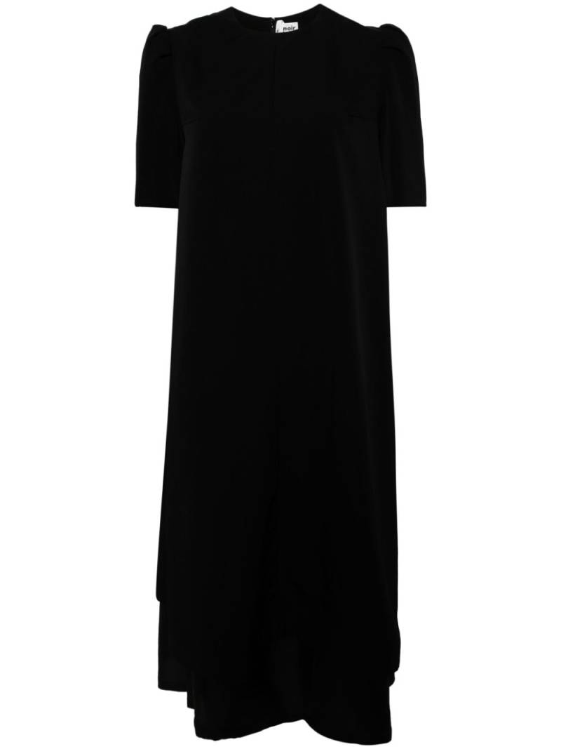 Noir Kei Ninomiya layered dress - Black von Noir Kei Ninomiya