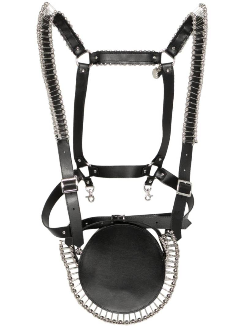 Noir Kei Ninomiya safety pin Harness - Black von Noir Kei Ninomiya