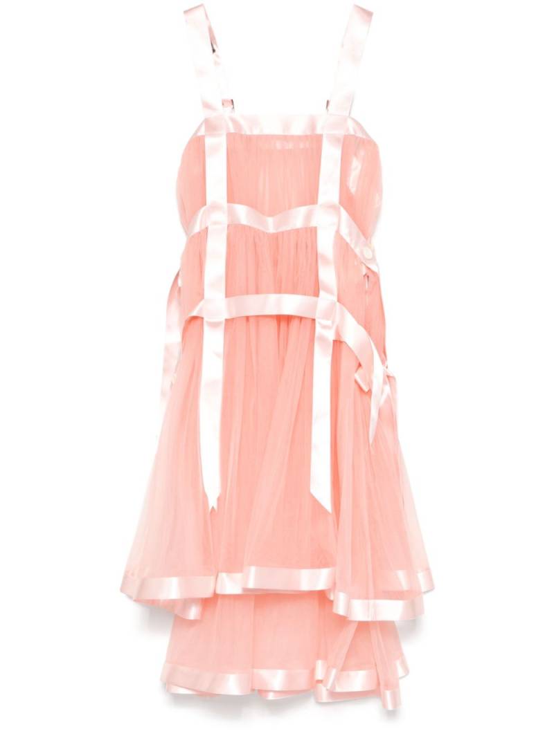 Noir Kei Ninomiya tulle pinafore dress - Pink von Noir Kei Ninomiya