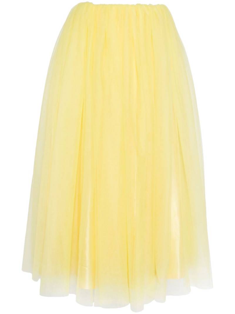 Noir Kei Ninomiya tulle skirt - Yellow von Noir Kei Ninomiya