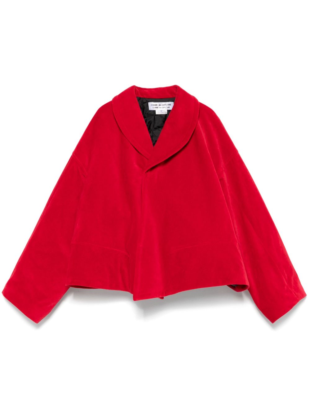 Noir Kei Ninomiya velvet jacket - Red von Noir Kei Ninomiya