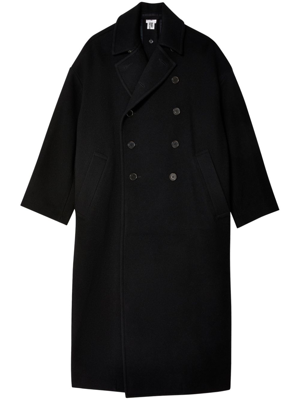 Noir Kei Ninomiya wool-blend double-breasted coat - Black von Noir Kei Ninomiya