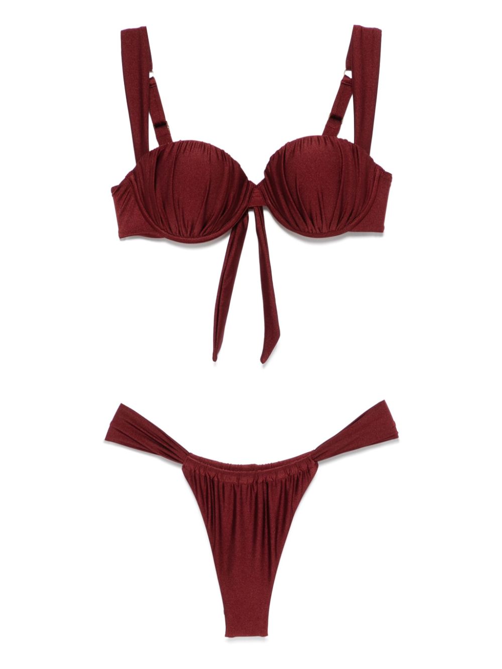 Noire Swimwear Mahogany bikini set - Red von Noire Swimwear