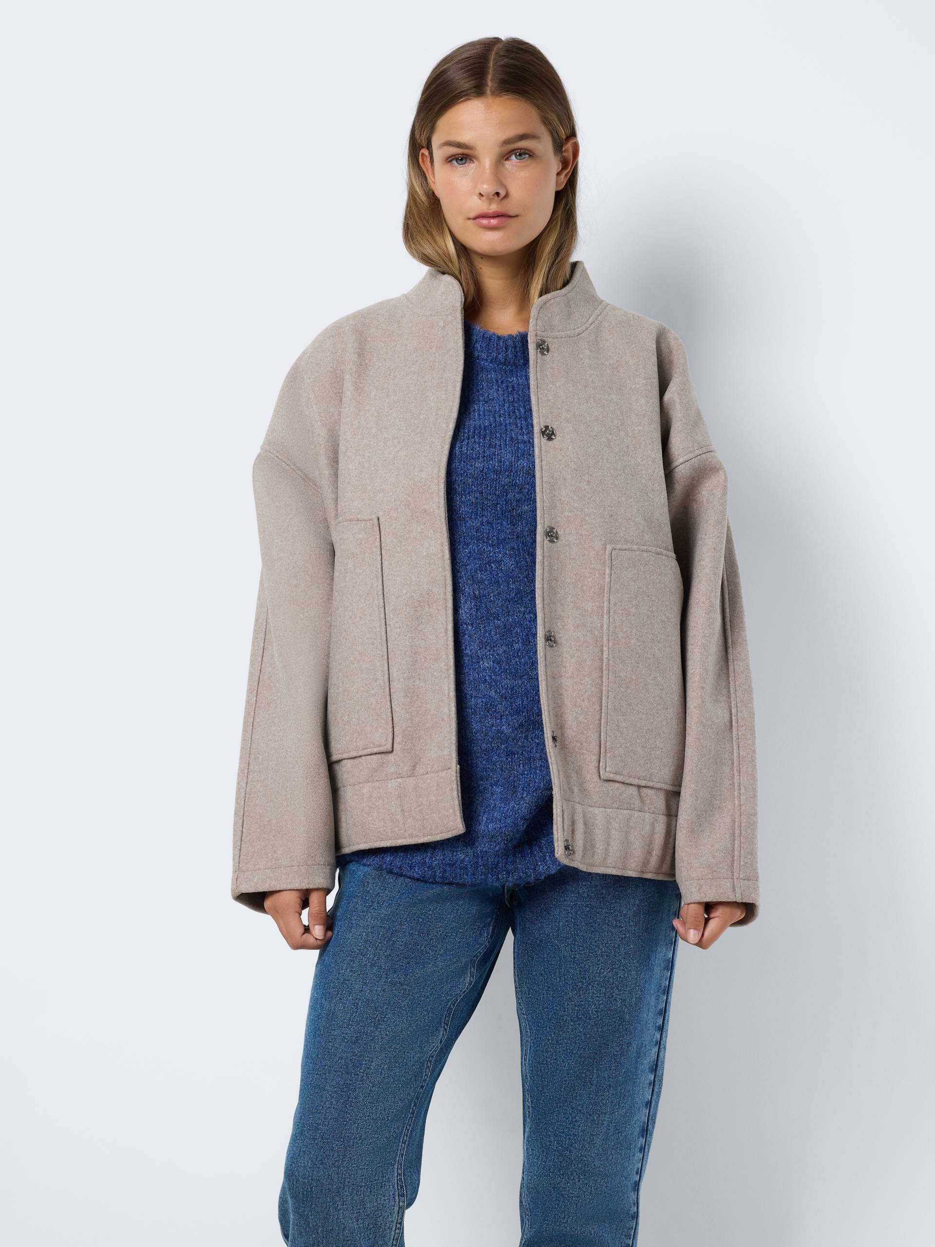 Noisy may Blusenjacke »NMHALSTON L/S BOMBER JACKET WVN NOOS« Noisy may Blusenjacke »NMHALSTON L/S BOMBER JACKET WVN NOOS« von Noisy May