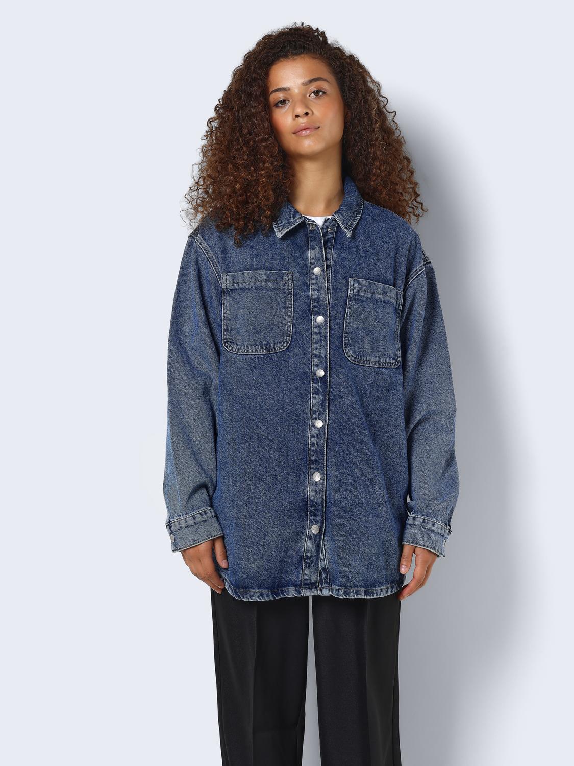 Noisy may Jeansjacke »NMALVA L/S DENIM SHACKET AZ351MB NOOS« von Noisy May