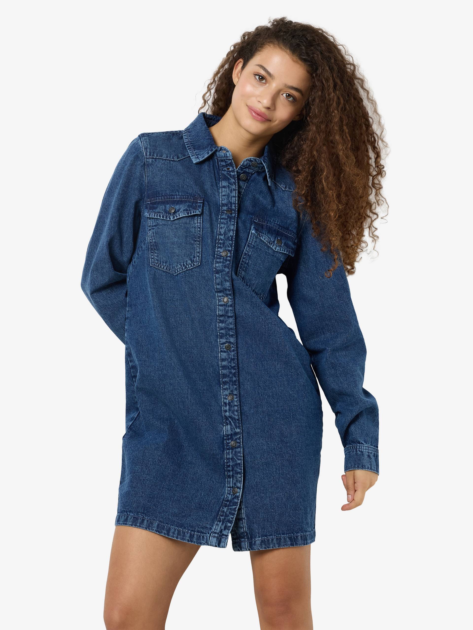 Noisy may Jeanskleid »NMNEW SIGNE L/S DENIM DRESS VI002MB LX« von Noisy May