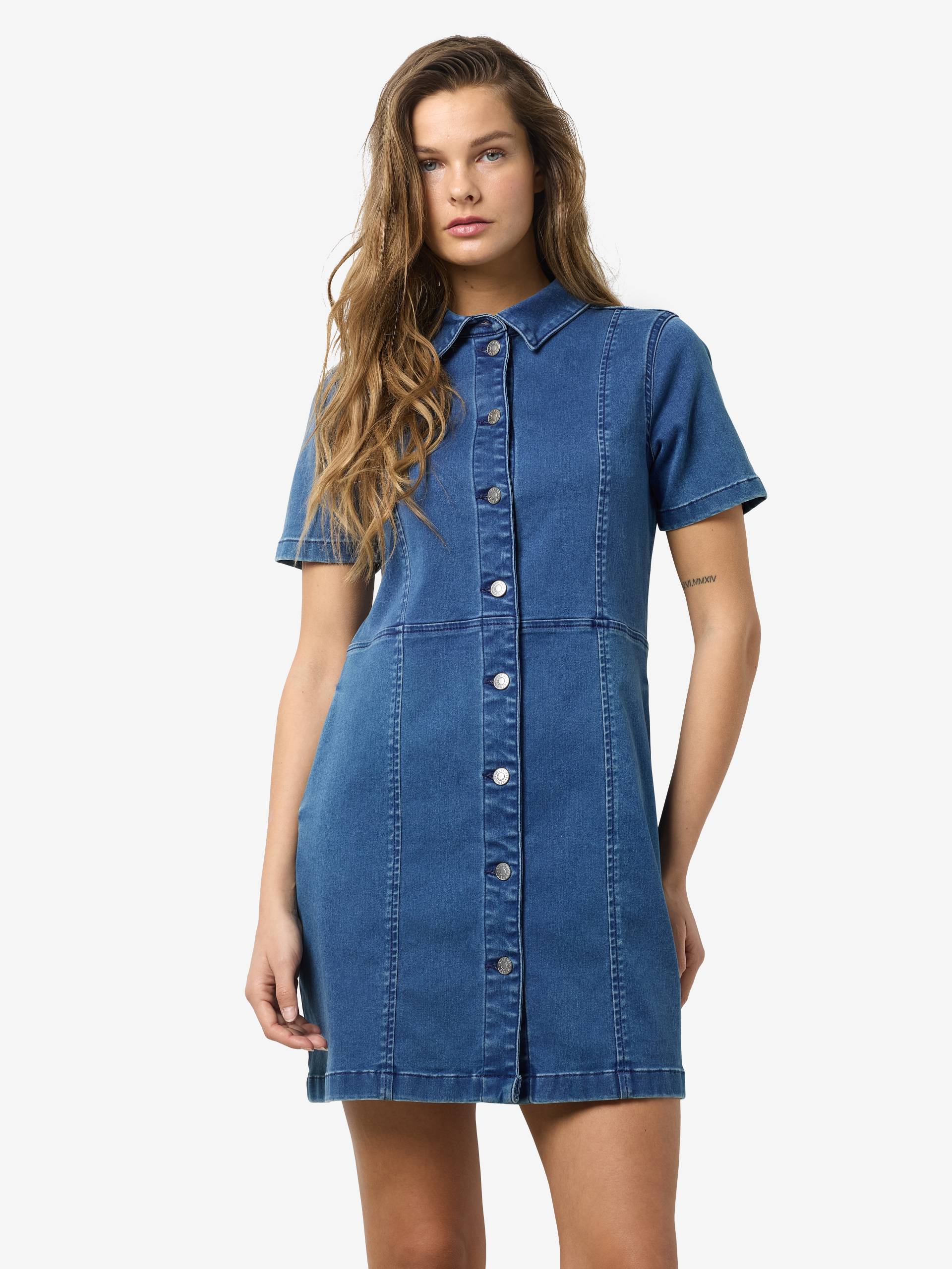 Noisy may Jeanskleid »NMNISA S/S SLIM DENIM DRESS VI534MB NOOS« von Noisy May