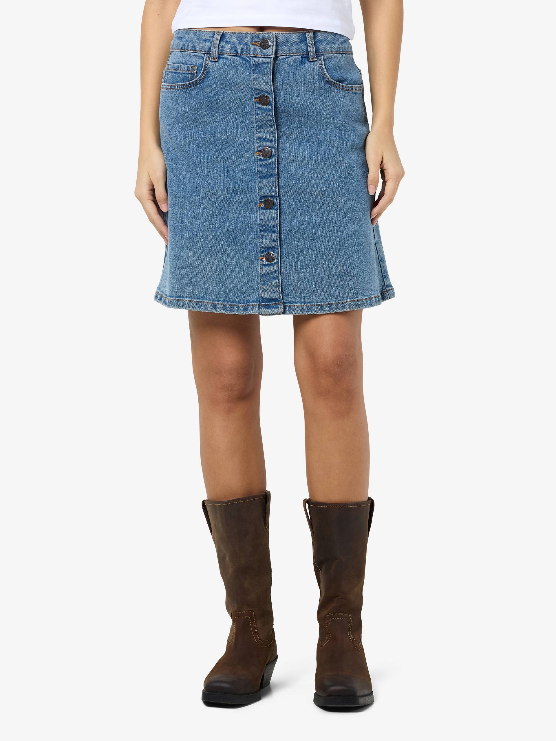 Noisy may Jeansrock »NMRONNIE NW A SHAPE SKIRT VI375LB NOOS« Noisy may Jeansrock »NMRONNIE NW A SHAPE SKIRT VI375LB NOOS« von Noisy May