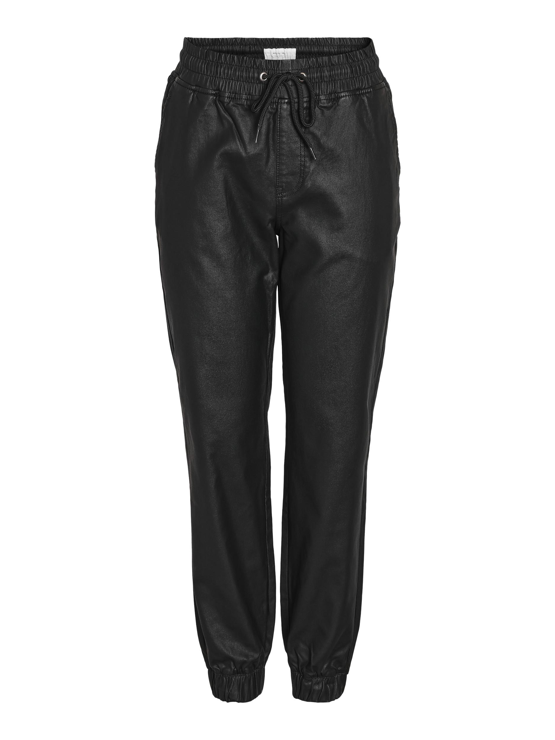 Noisy may Lederimitathose »NMKLAY NW SLIM JOGGER COATED PANT S*« von Noisy May