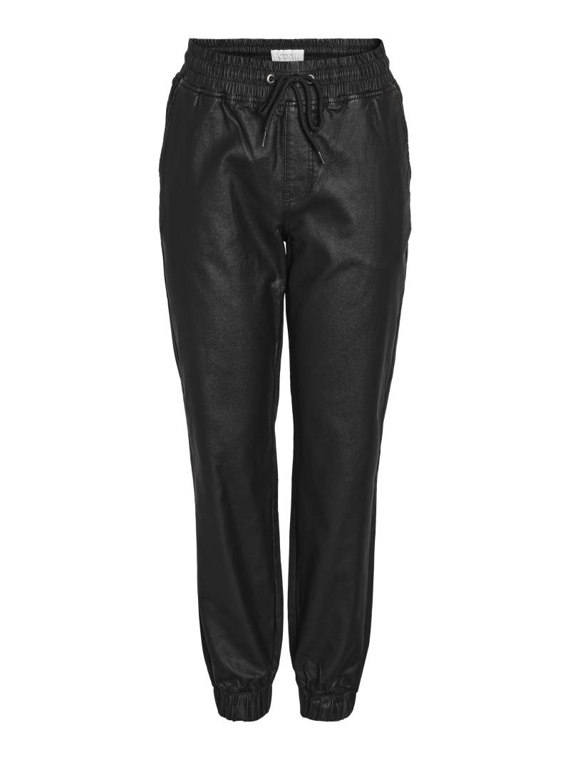 Noisy may Lederimitathose »NMKLAY NW SLIM JOGGER COATED PANT S*« von Noisy May