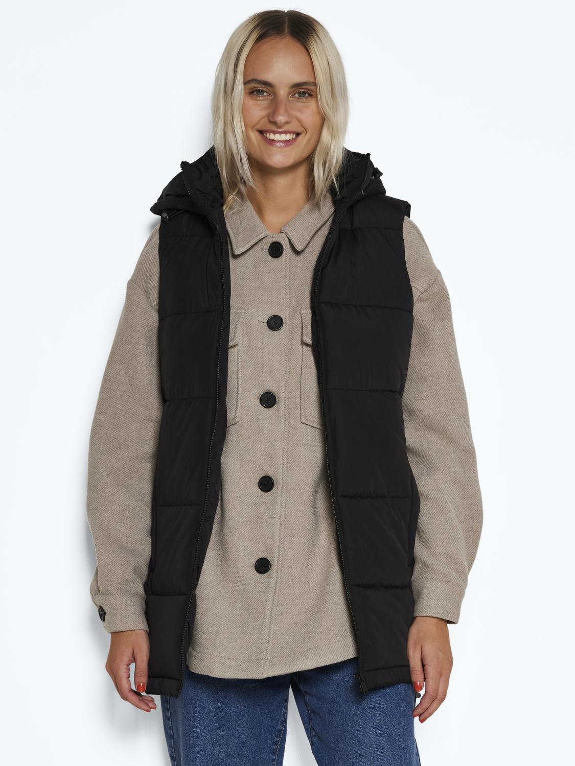 Noisy may Steppweste »NMAURORA HOOD VEST NOOS« von Noisy May