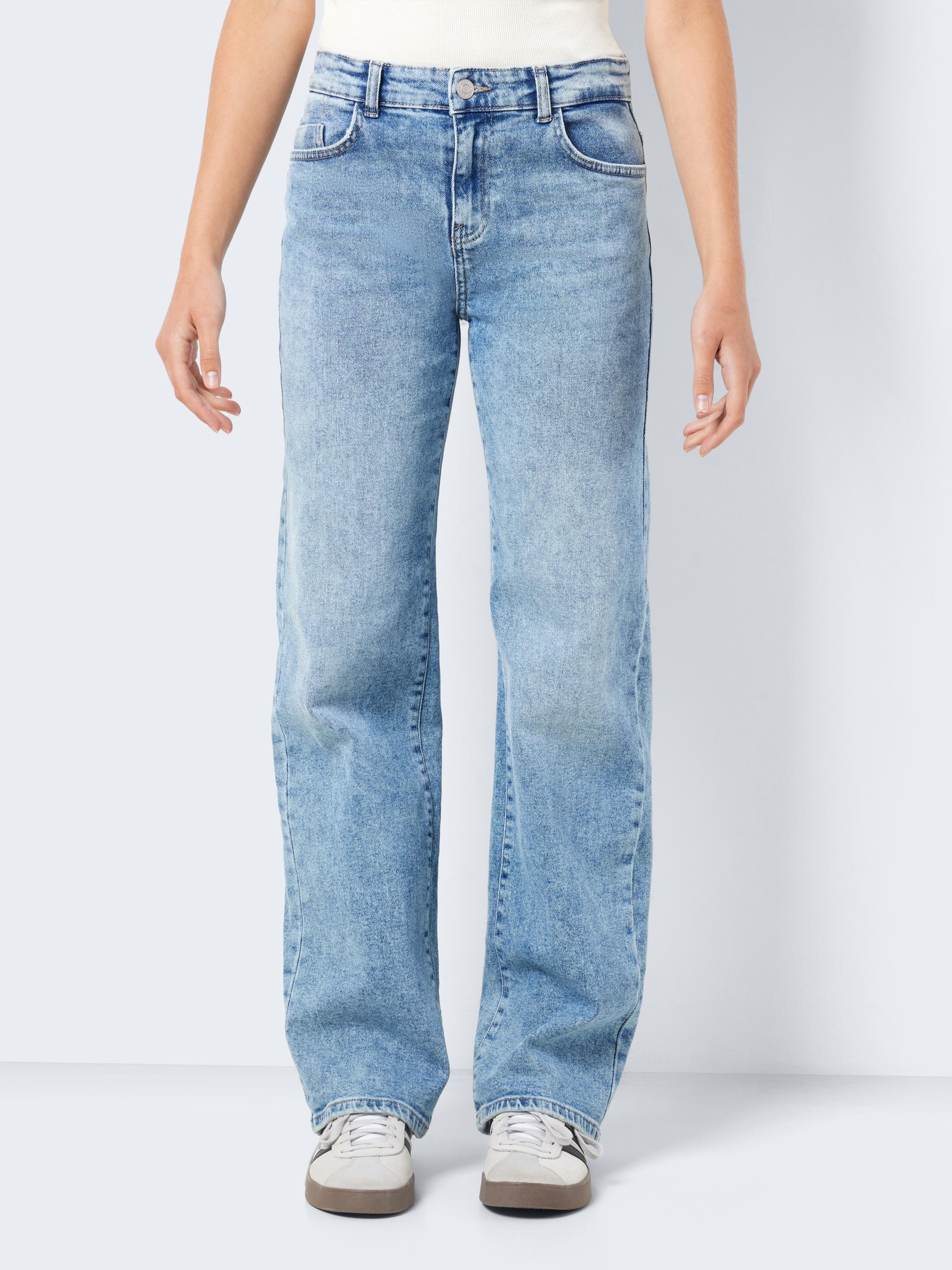 Noisy may Straight-Jeans »NMYOLANDA NW WIDE JEANS AZ236LB NOOS« Noisy may Straight-Jeans »NMYOLANDA NW WIDE JEANS AZ236LB NOOS« von Noisy May