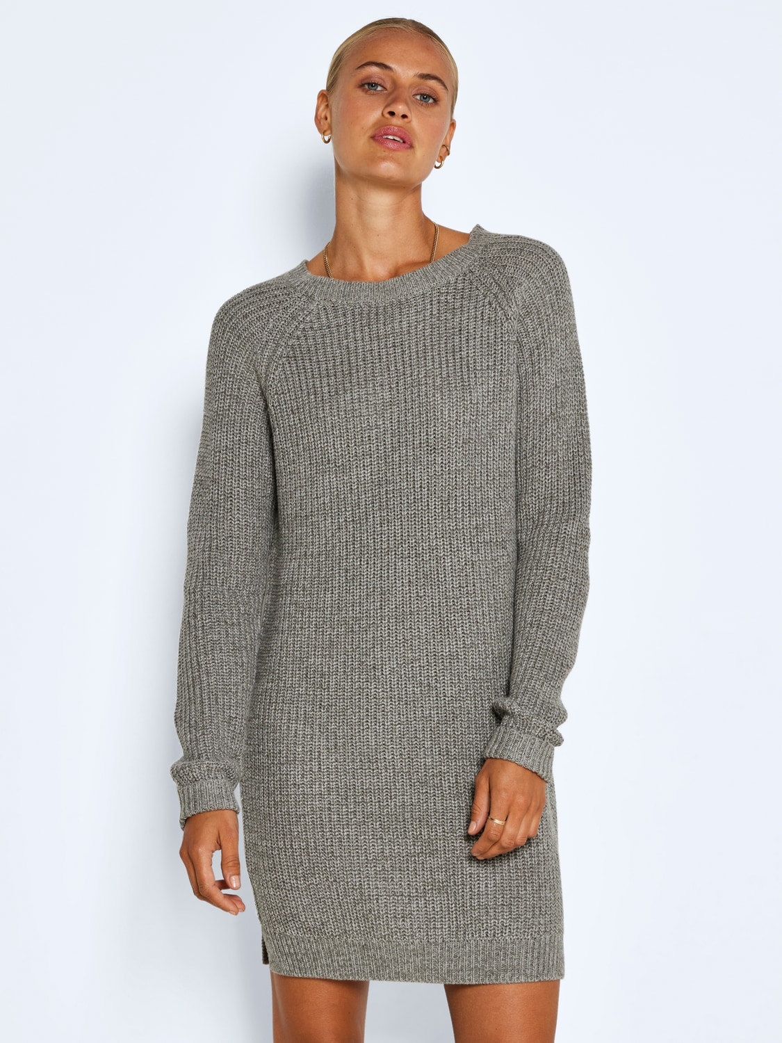 Noisy may Strickkleid »NMSIESTA L/S O-NECK KNIT DRESS NOOS« von Noisy May