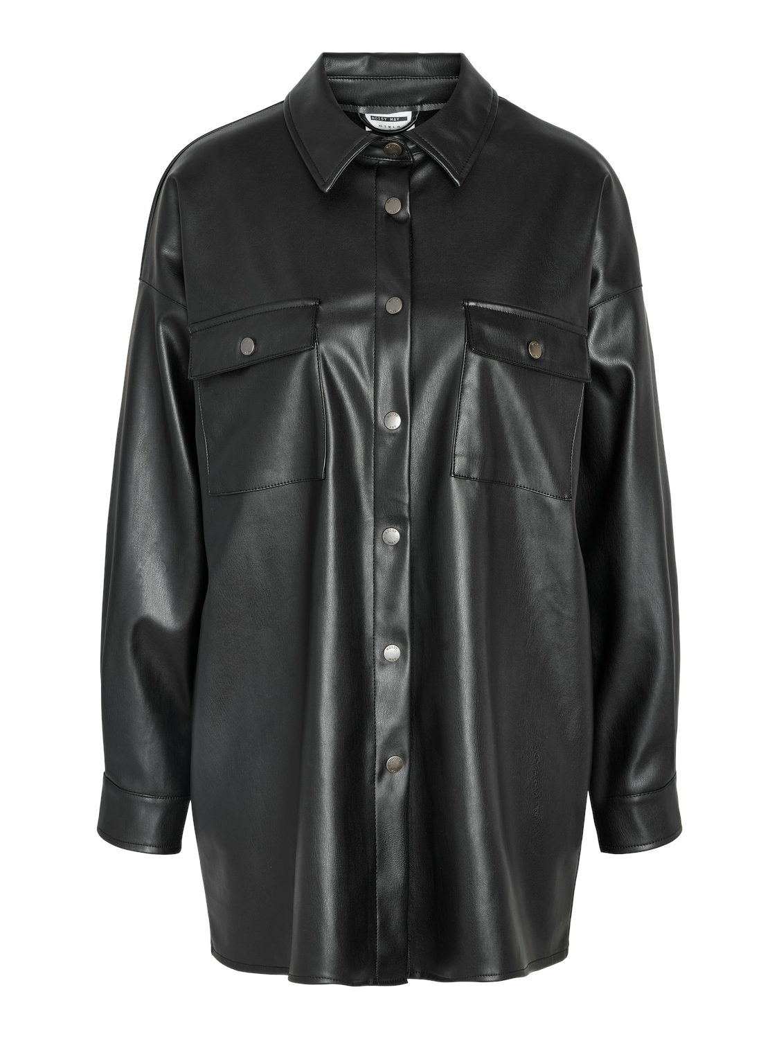 Noisy may Hemdbluse »NMFLANNY L/S OVERSIZE PU SHIRT NOOS«, aus Lederimitat Noisy may Hemdbluse »NMFLANNY L/S OVERSIZE PU SHIRT NOOS«, aus Lederimitat von Noisy may