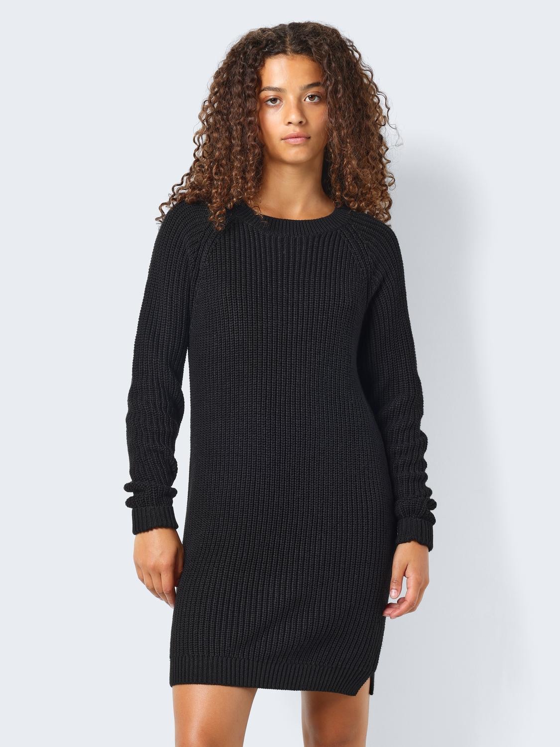 Noisy may Strickkleid »NMSIESTA L/S O-NECK KNIT DRESS NOOS« von Noisy may