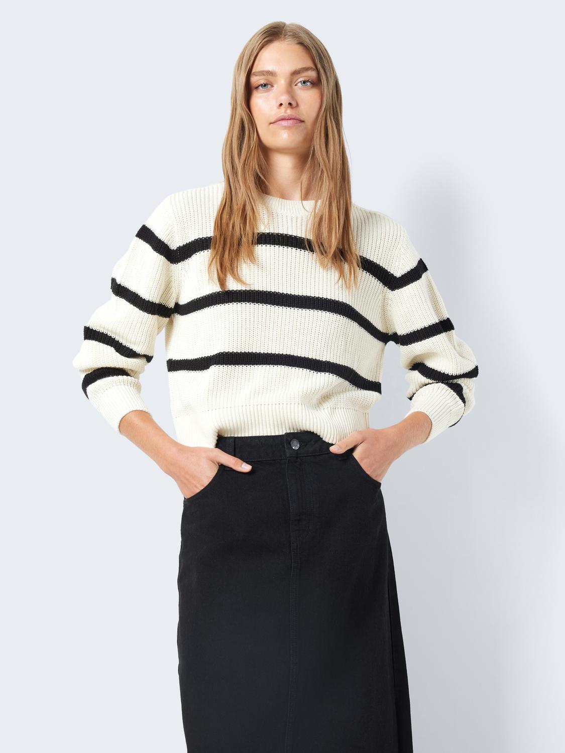Noisy may Strickpullover »NMMAYSA L/S STRIPE O-NECK KNIT NOOS« Noisy may Strickpullover »NMMAYSA L/S STRIPE O-NECK KNIT NOOS« von Noisy may