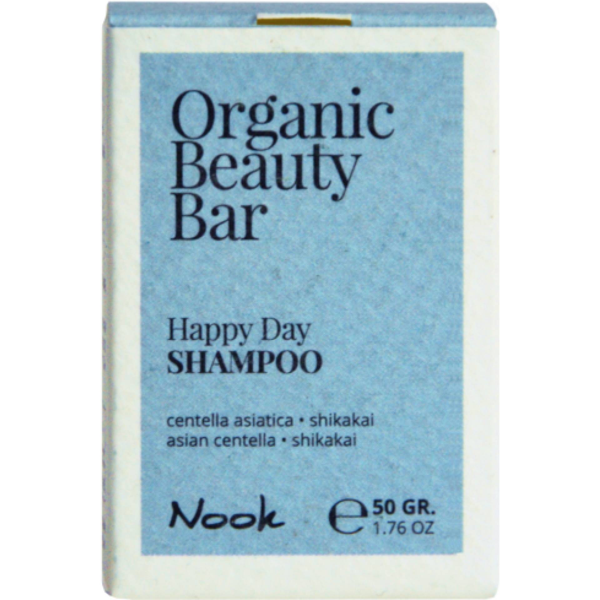 Nook Organic Beauty Bar HAPPY DAY SHAMPOO - solid shampoo for daily use 50gr von Nook