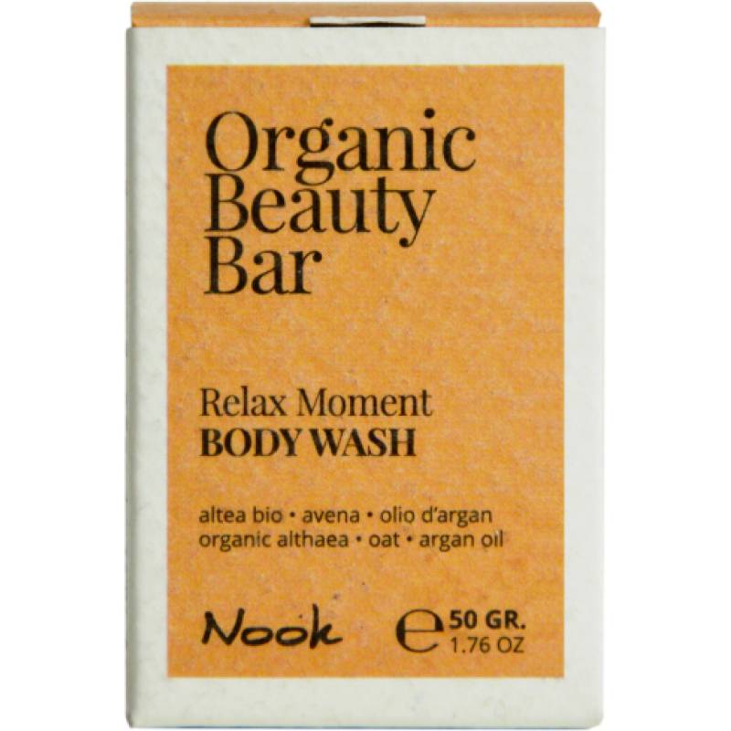 Nook Organic Beauty Bar RELAX MOMENT BODY WASH - nourishing soothing solid showe von Nook