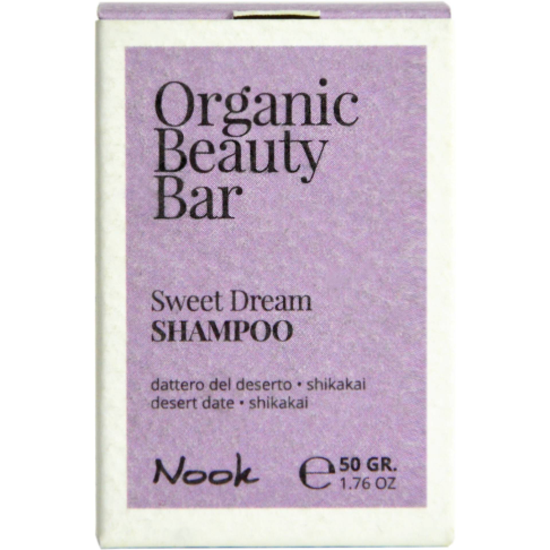 Nook Organic Beauty Bar SWEET DREAM - day and treated solid shampoo 50gr von Nook