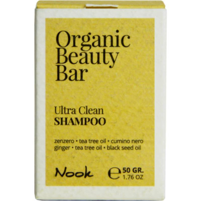 Nook Organic Beauty Bar ULTRA CLEAN SHAMPOO - solid shampoo for impure hair 50gr von Nook