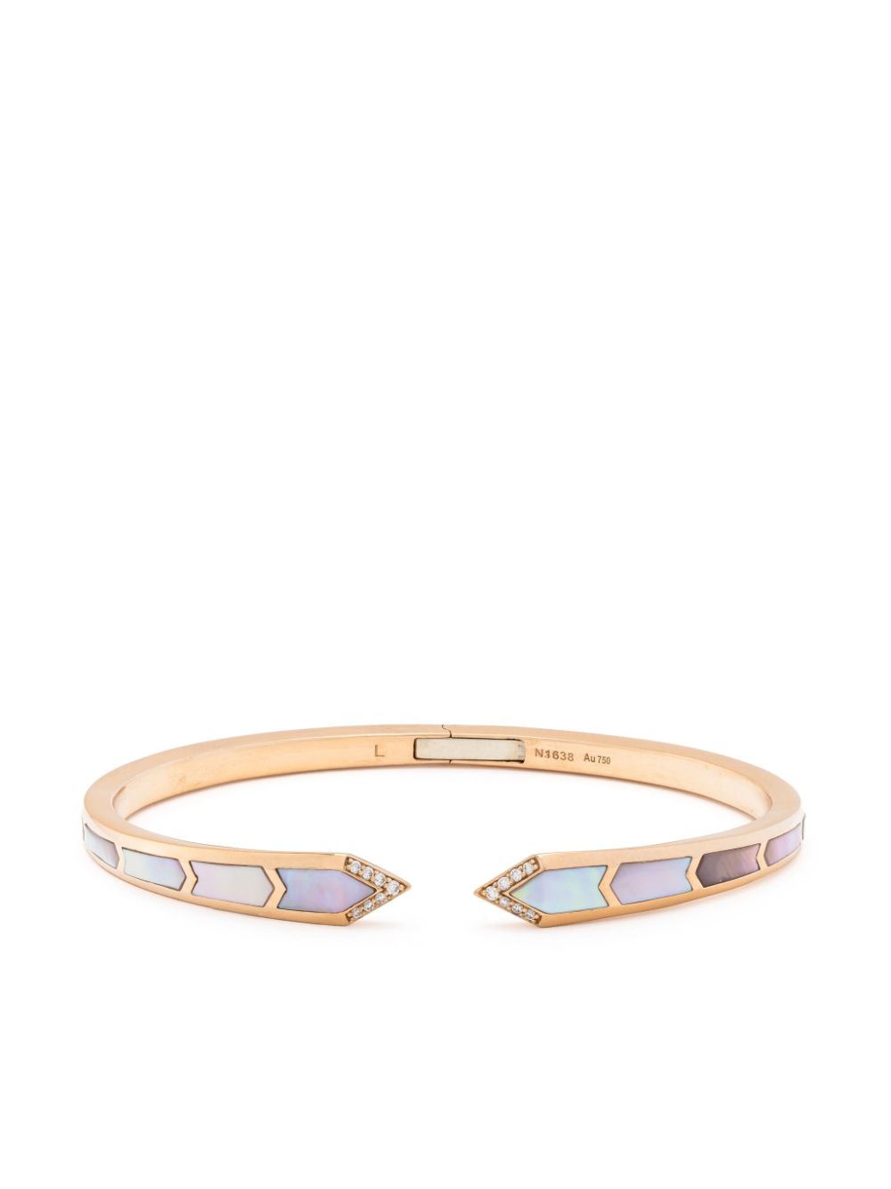 Noora Shawqi 18kt rose gold Junonia bracelet - Pink von Noora Shawqi