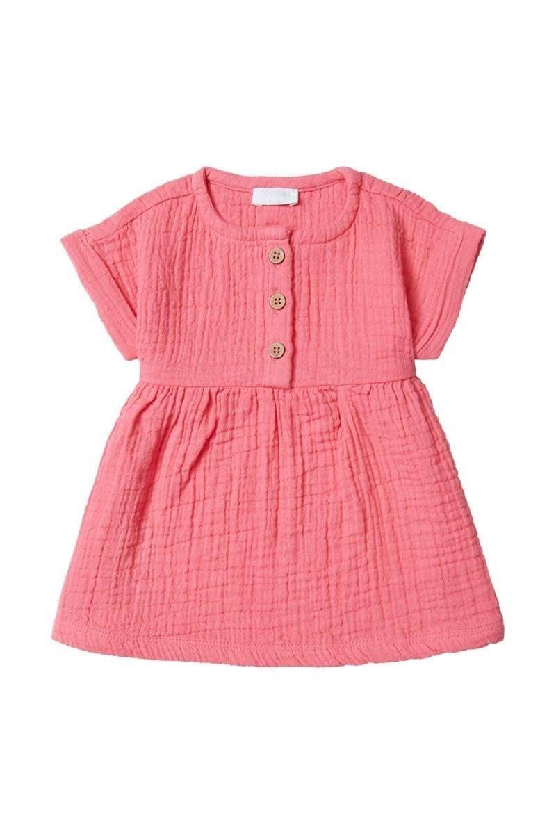 Baby Kleid Chambery Unisex Rosa 68 von Noppies