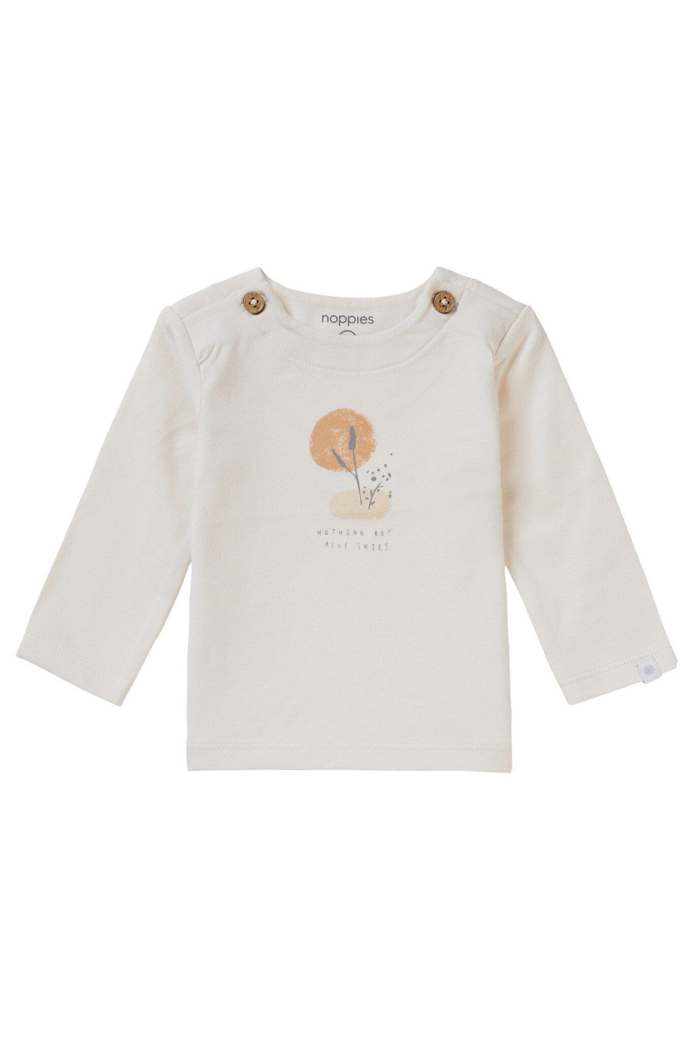 Baby Langarmshirt Bethal Unisex Beige 68 von Noppies