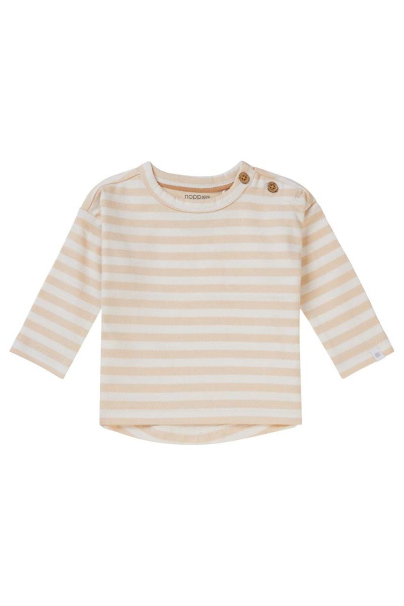 Baby Langarmshirt Bhisho Unisex Beige 62 von Noppies