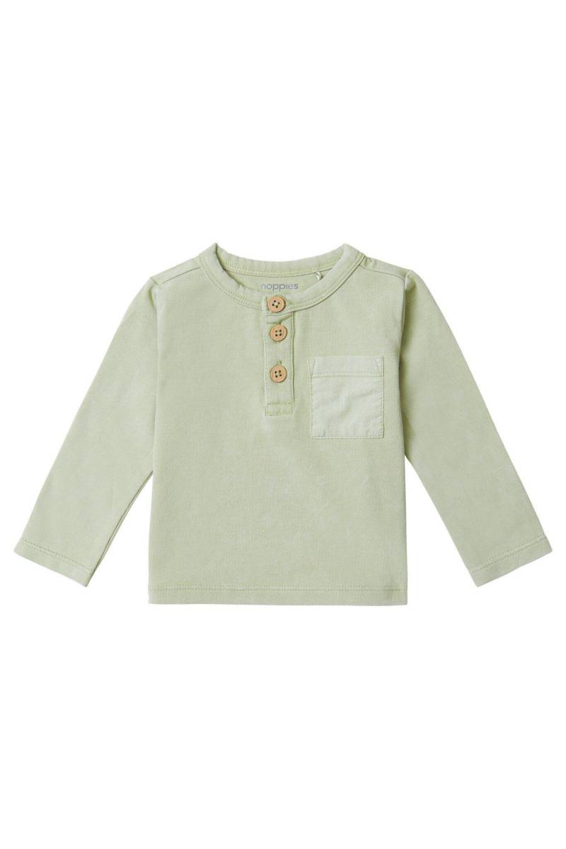 Baby Langarmshirt Brogden Unisex Grün 62 von Noppies