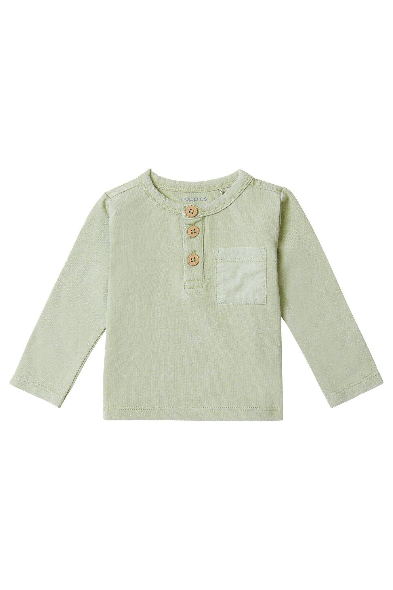 Baby Langarmshirt Brogden Unisex Grün 68 von Noppies