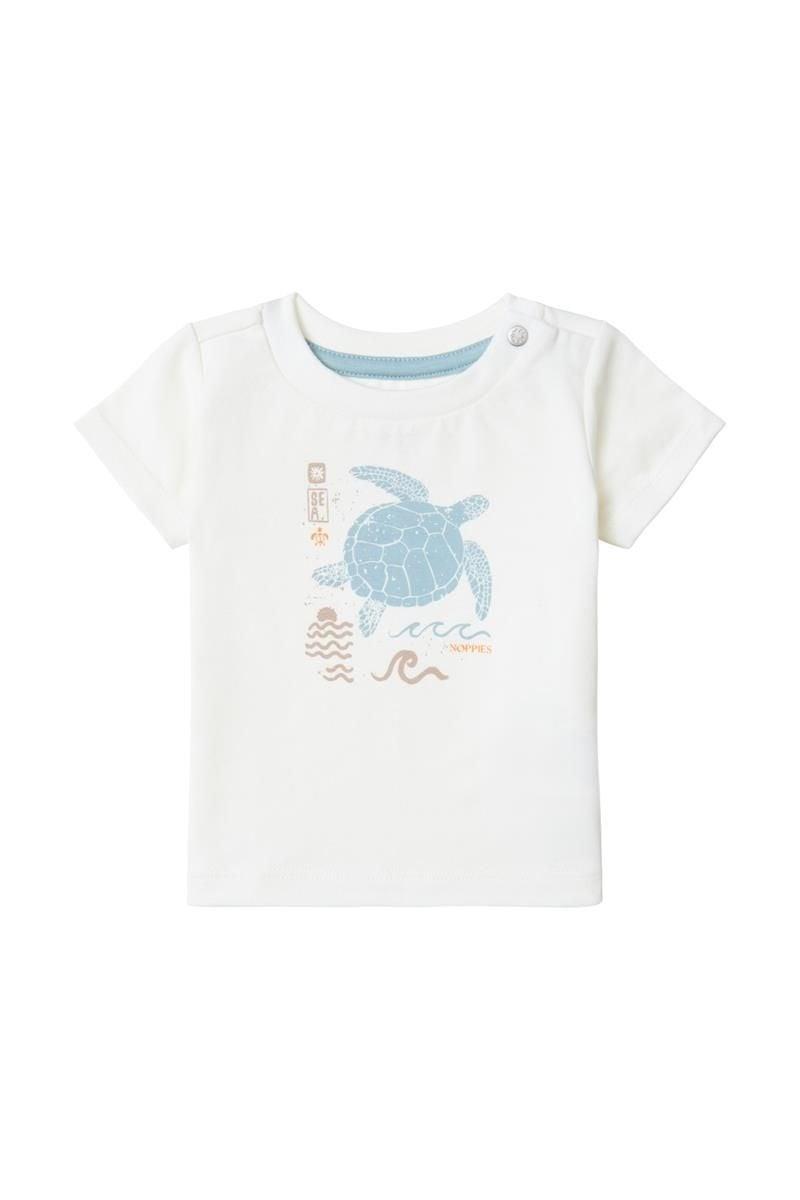 Baby T-shirt Buna Unisex Weiss 86 von Noppies