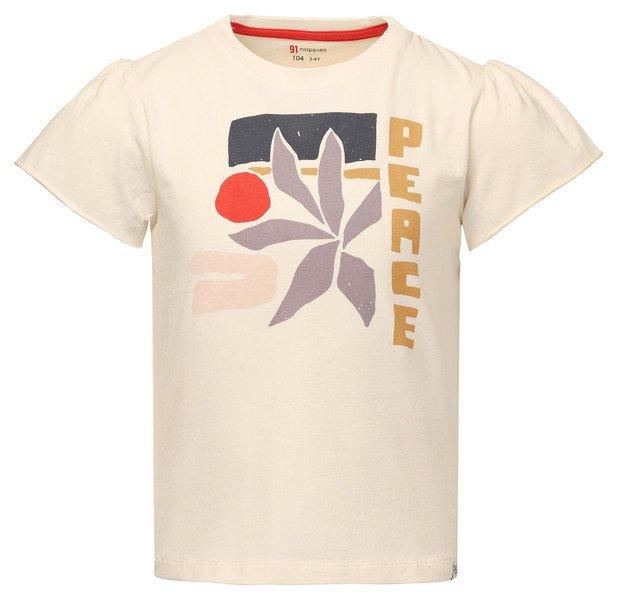 Mädchen T-shirt Gumi Mädchen Beige 128 von Noppies