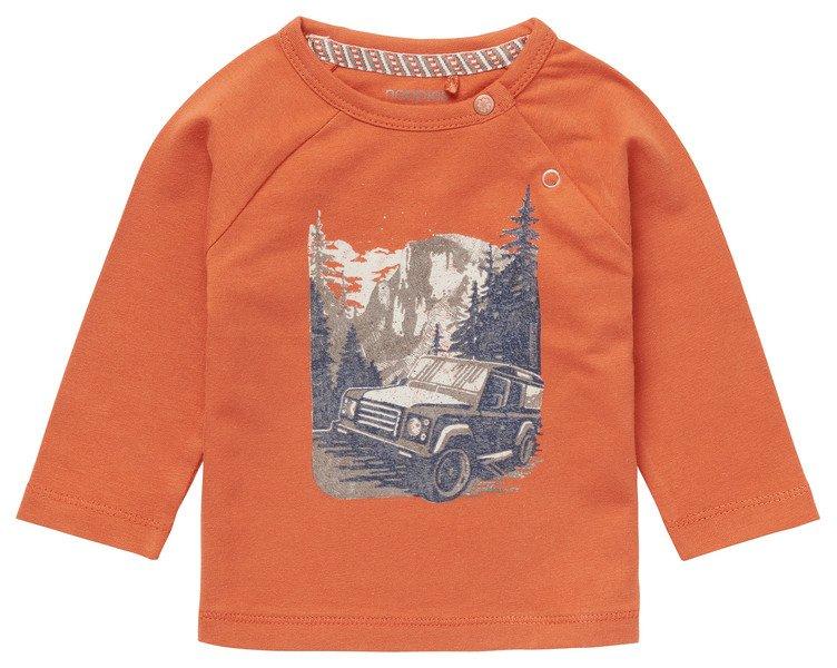 Noppies - Baby Langarmshirt Jinan, 80, Orange von Noppies