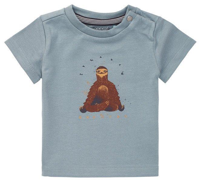 Baby T-shirt Hirosaki Unisex Blau 62 von Noppies