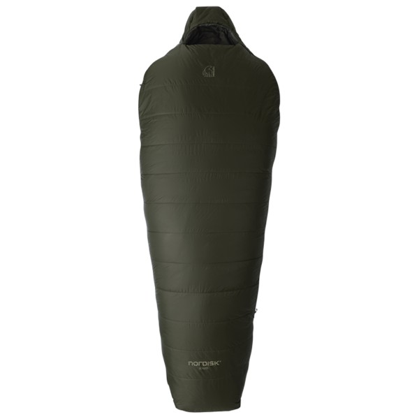 Nordisk - Knuth ±0° Wide Mummy Sleeping Bag - Kunstfaserschlafsack Gr L - bis 190 cm grün von Nordisk