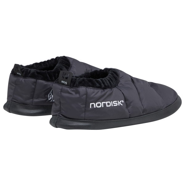 Nordisk - Mos Down Slippers - Hüttenschuhe Gr L grau von Nordisk