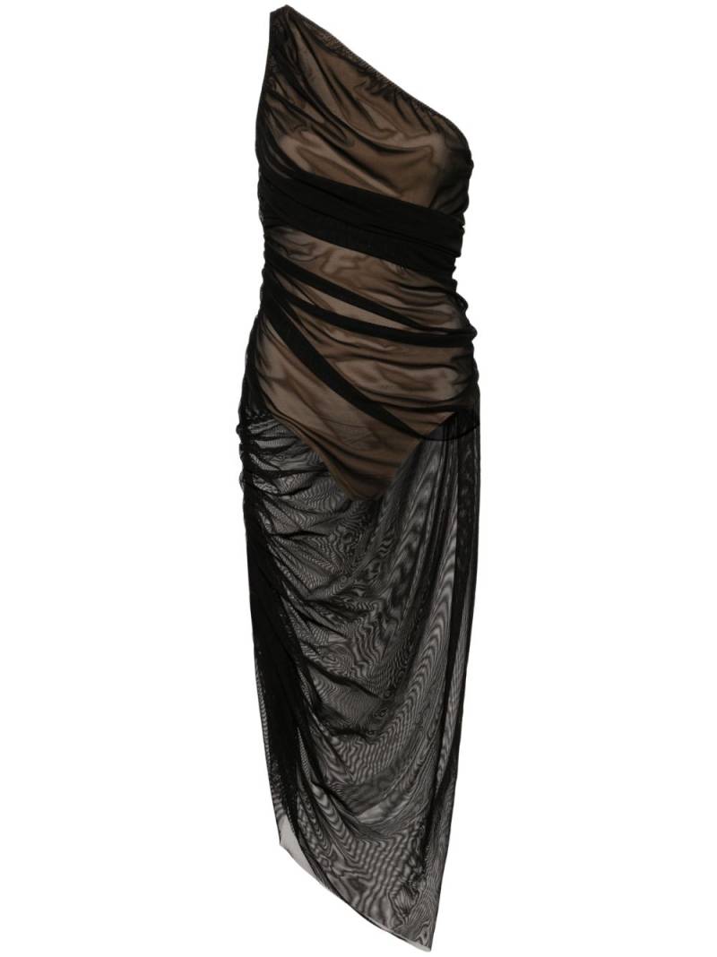 Norma Kamali Diana one-shoulder gown - Black von Norma Kamali