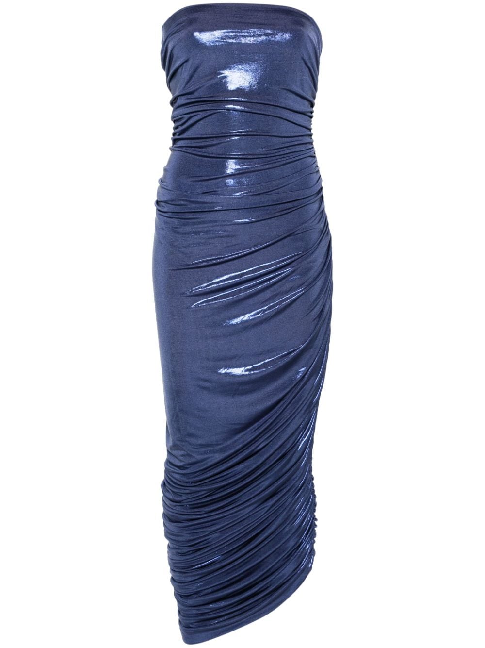 Norma Kamali Diana strapless gown - Blue von Norma Kamali