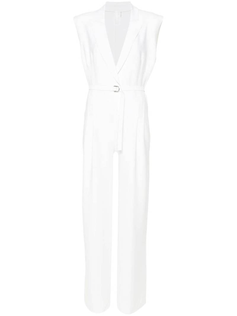 Norma Kamali cropped-leg jumpsuit - White von Norma Kamali