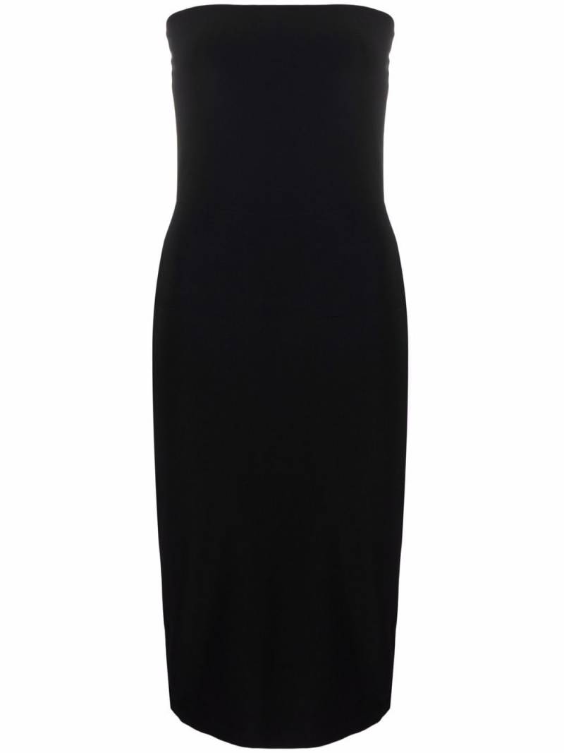 Norma Kamali mid-length strapless dress - Black von Norma Kamali